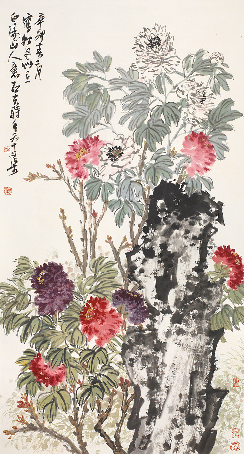 郭石夫-牡丹-鉴证备案-雅昌艺术网——中国艺术品门户网站