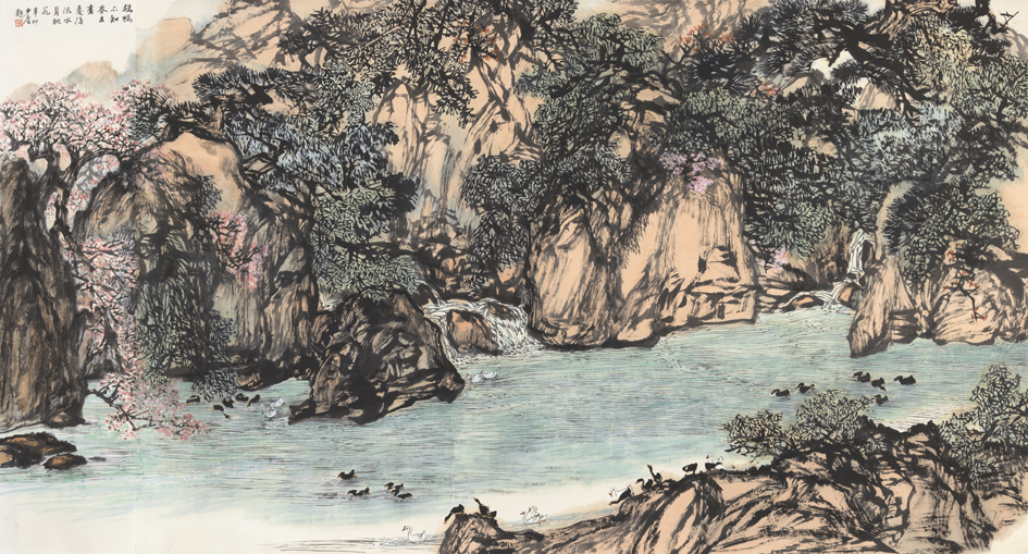 鹅鸭不知春去尽