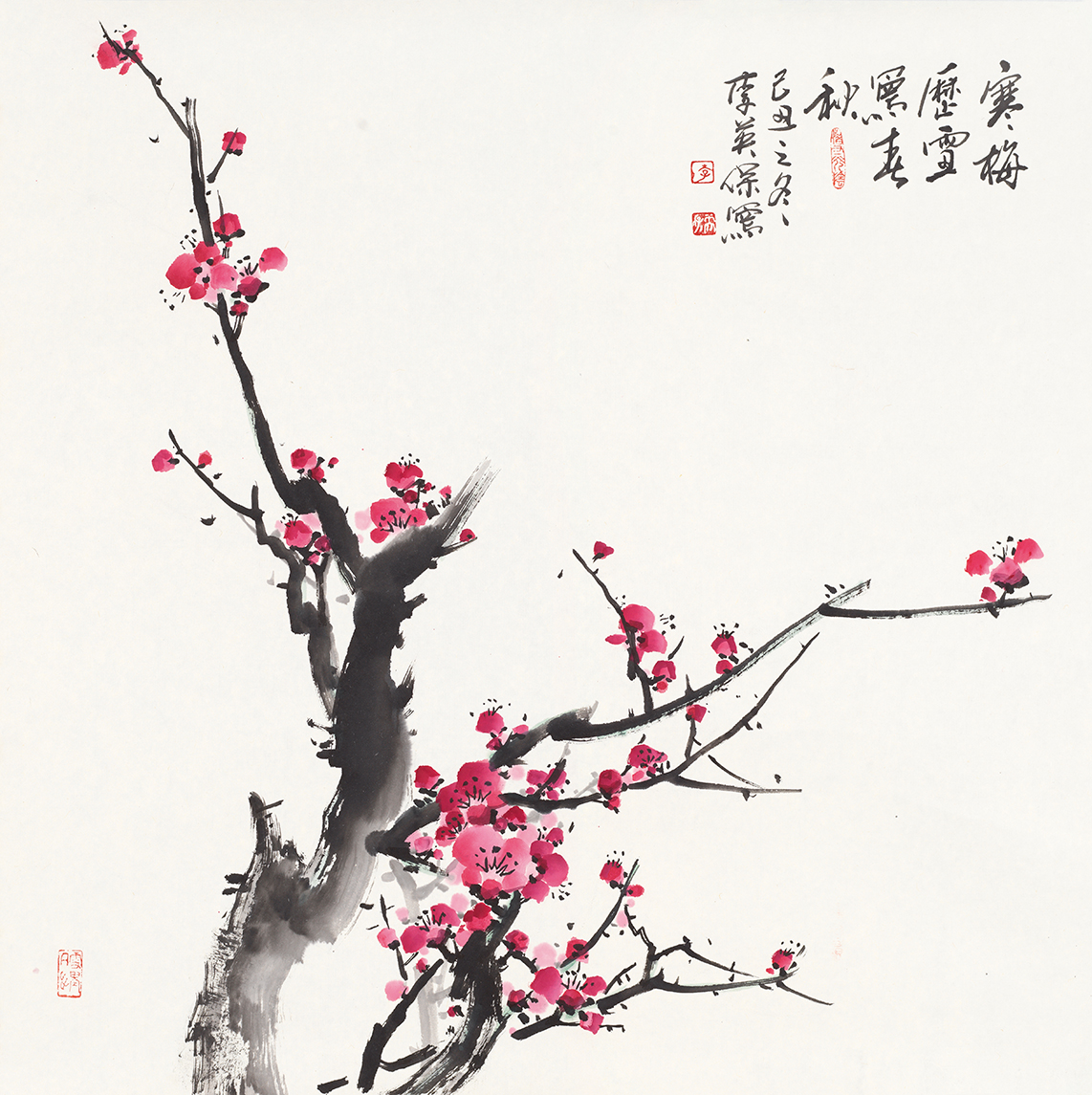 梅寒历雪写春秋