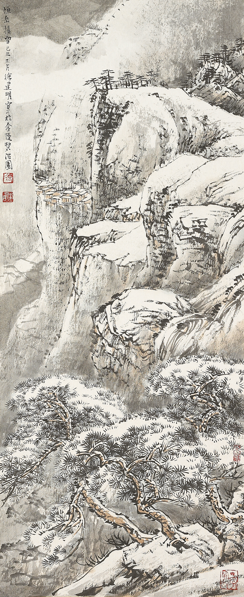 卡纸四条屏(春夏秋冬)