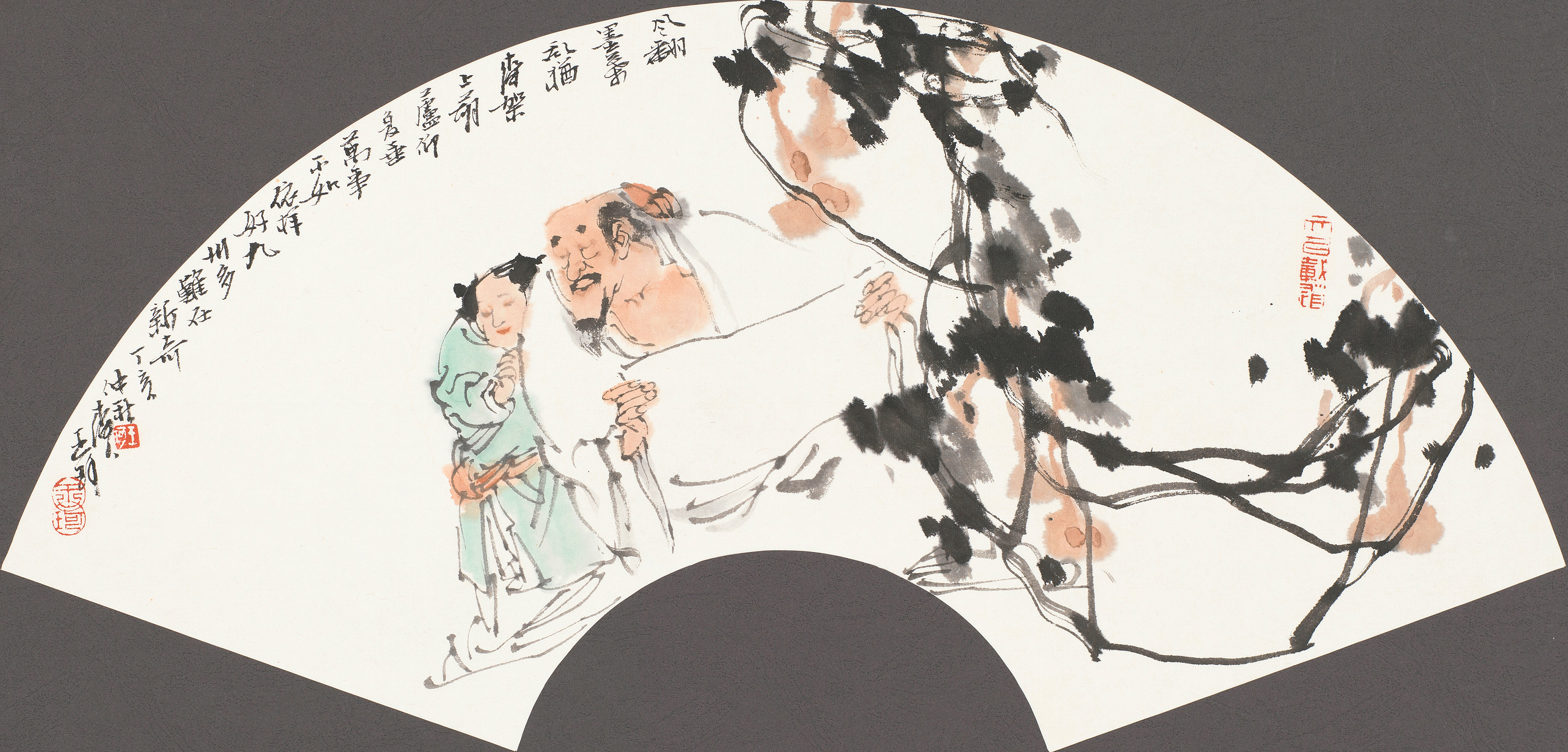 风翻墨叶乱犹齐