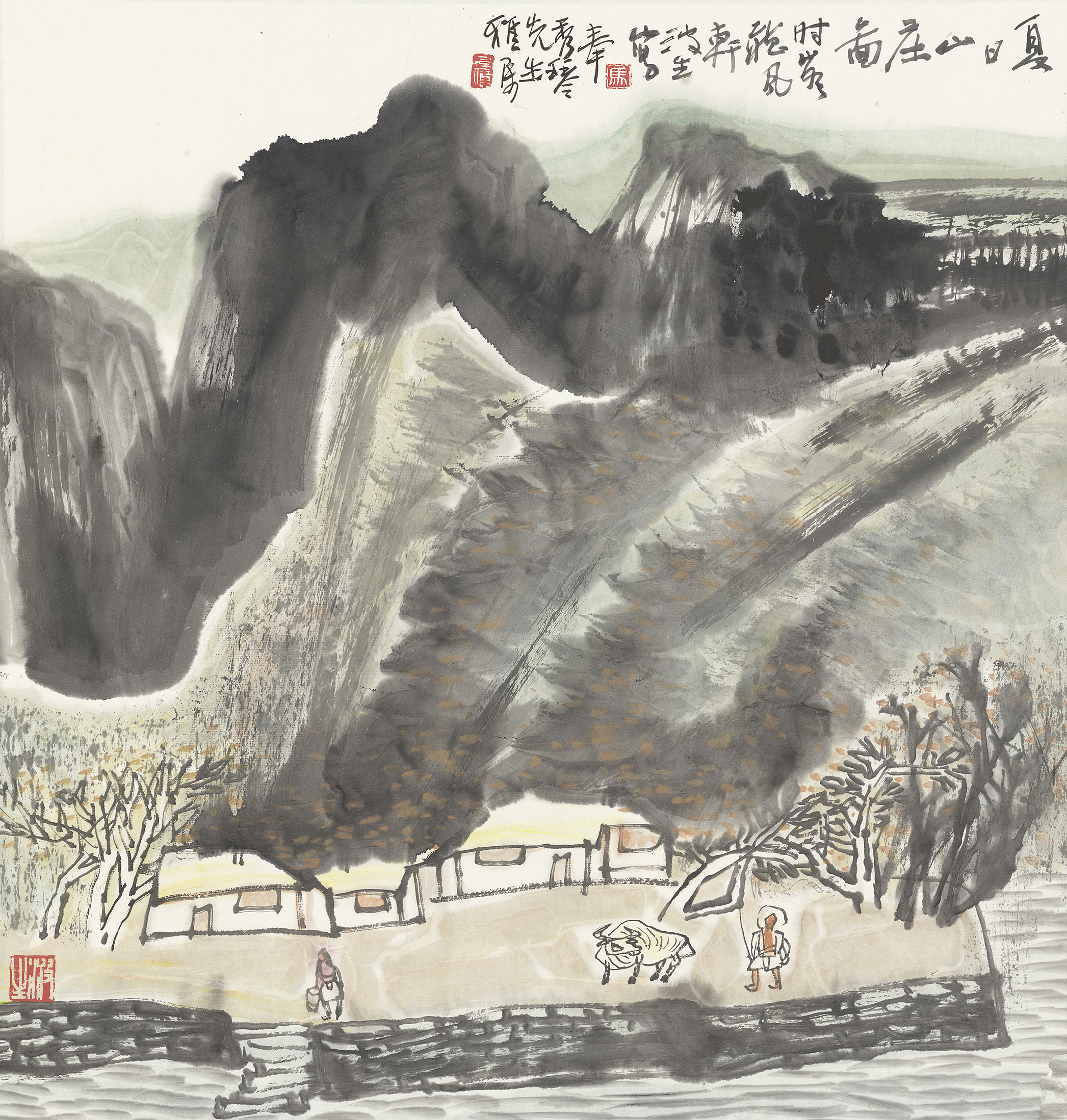 夏日山庄图