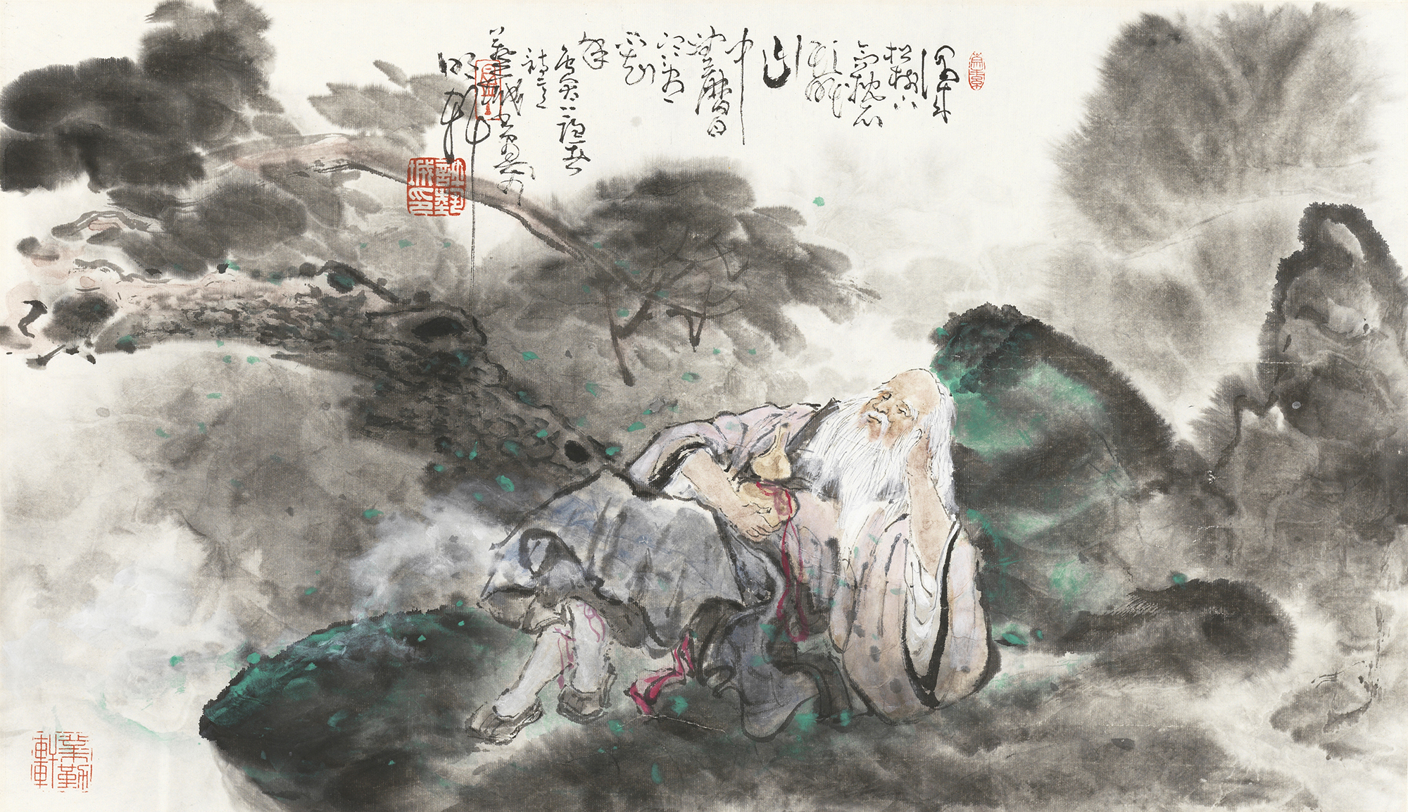 唐人太上隐者诗意