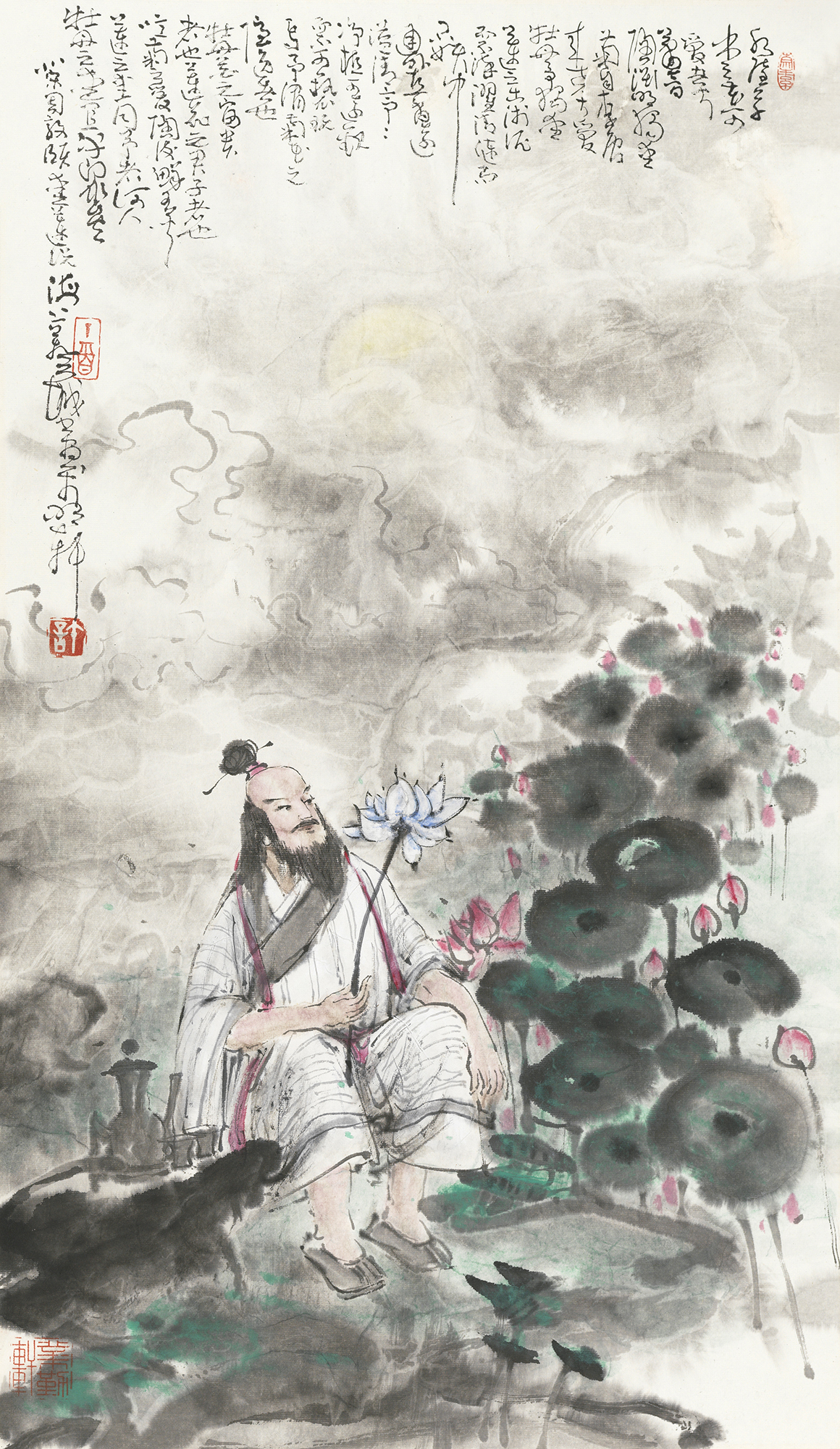 爱莲说图意