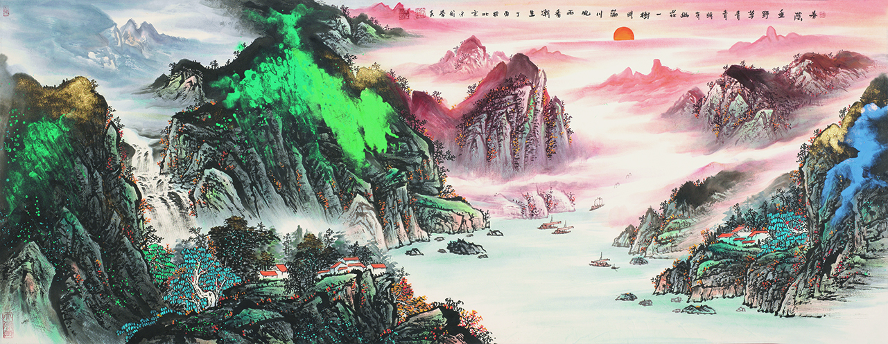 春阴重野草青青