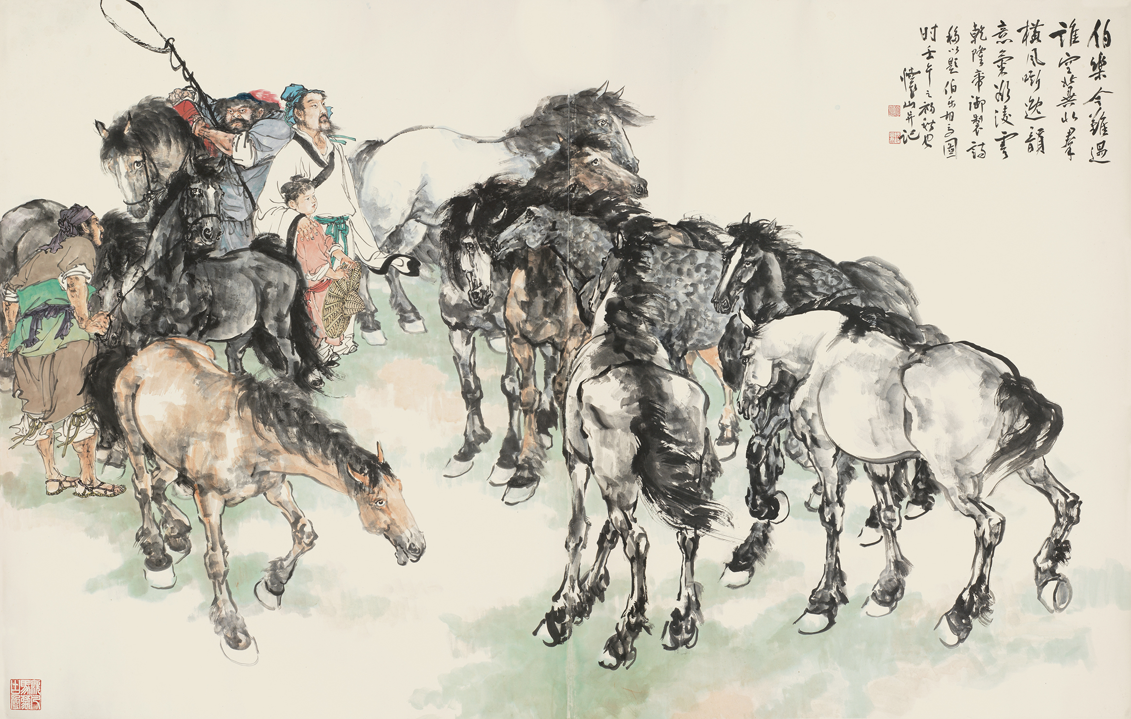 伯乐相马图