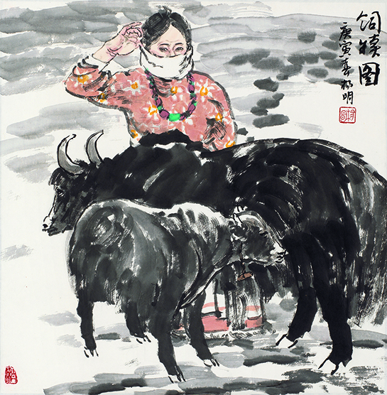 饲犊图