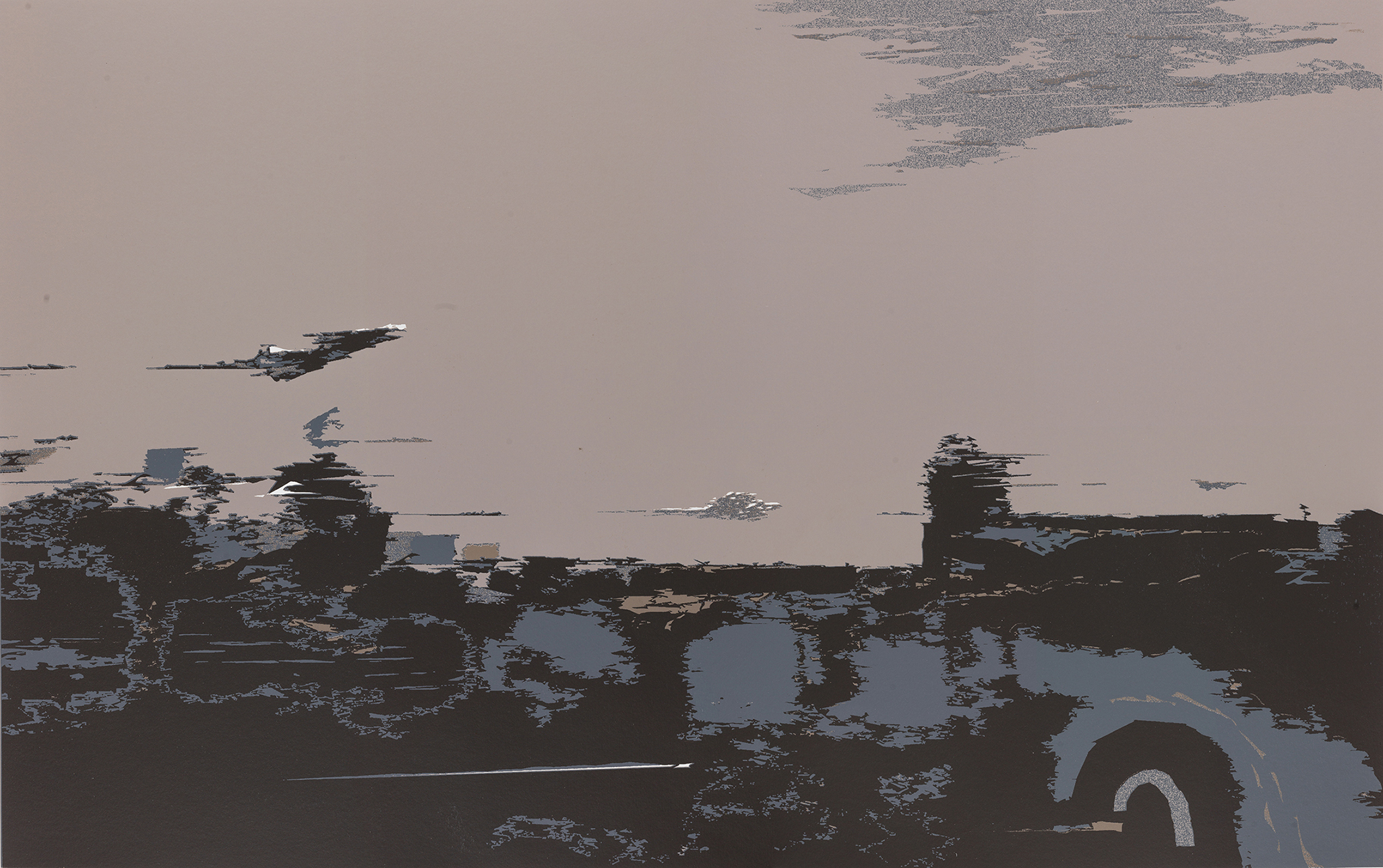 浮云掠过