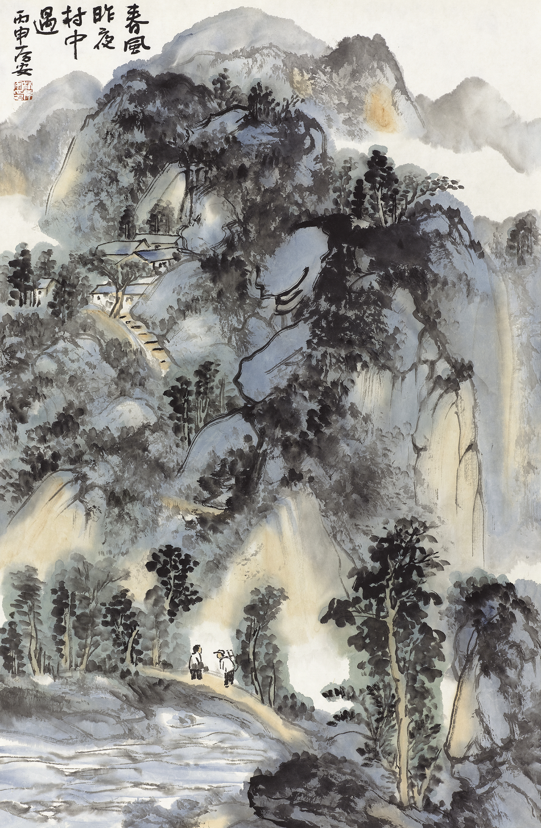 春风昨夜村中过