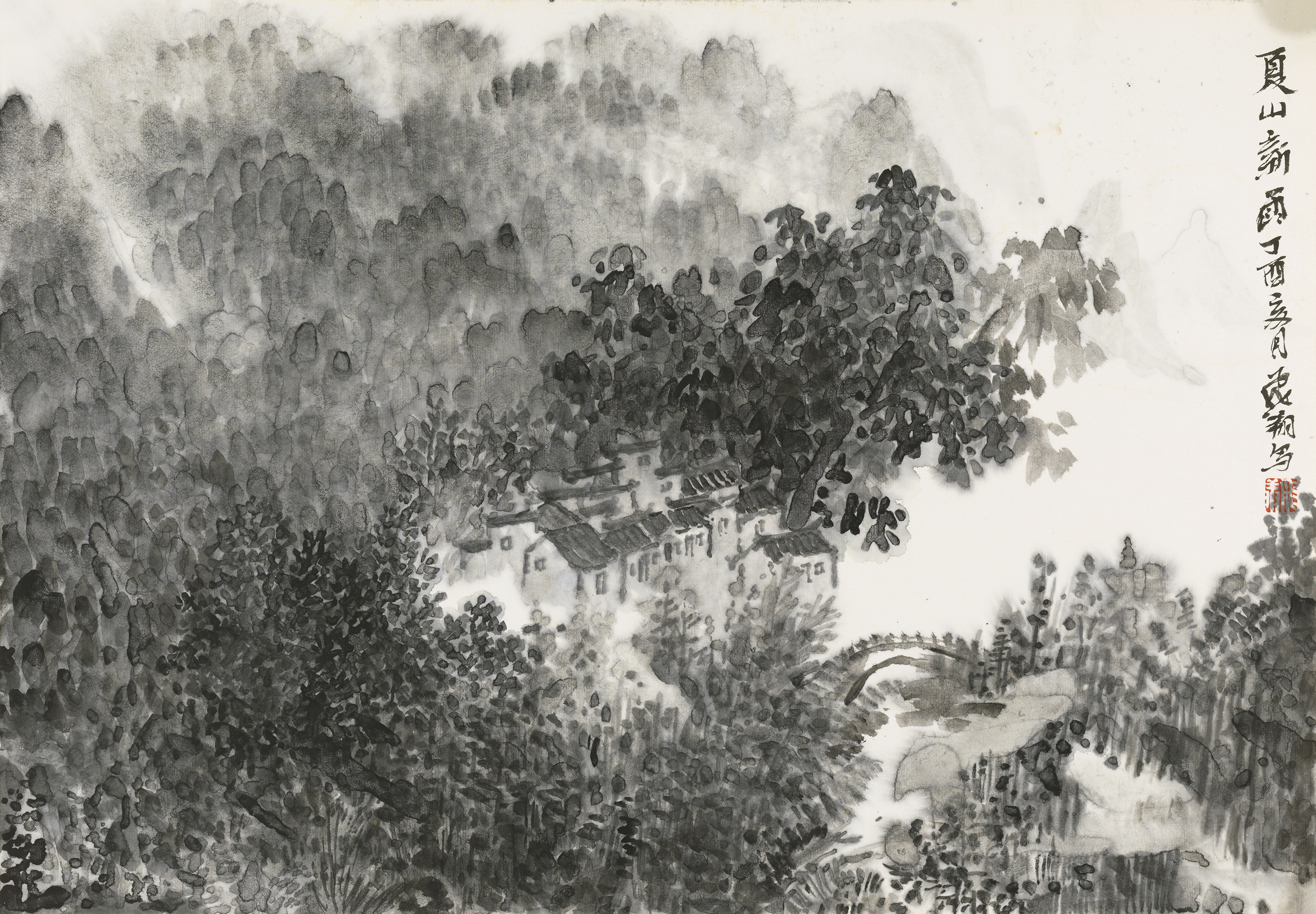 夏山新雨