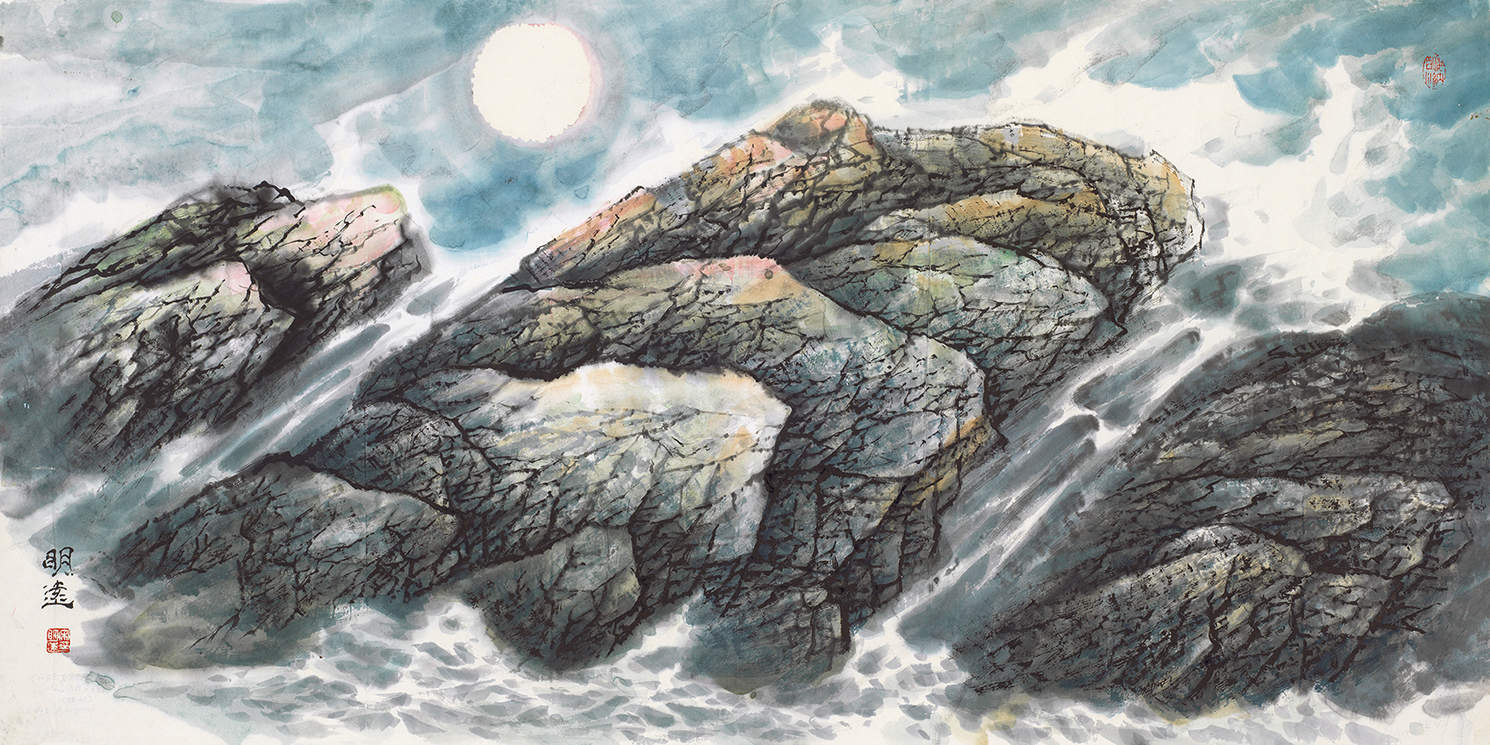 海上明月共潮升