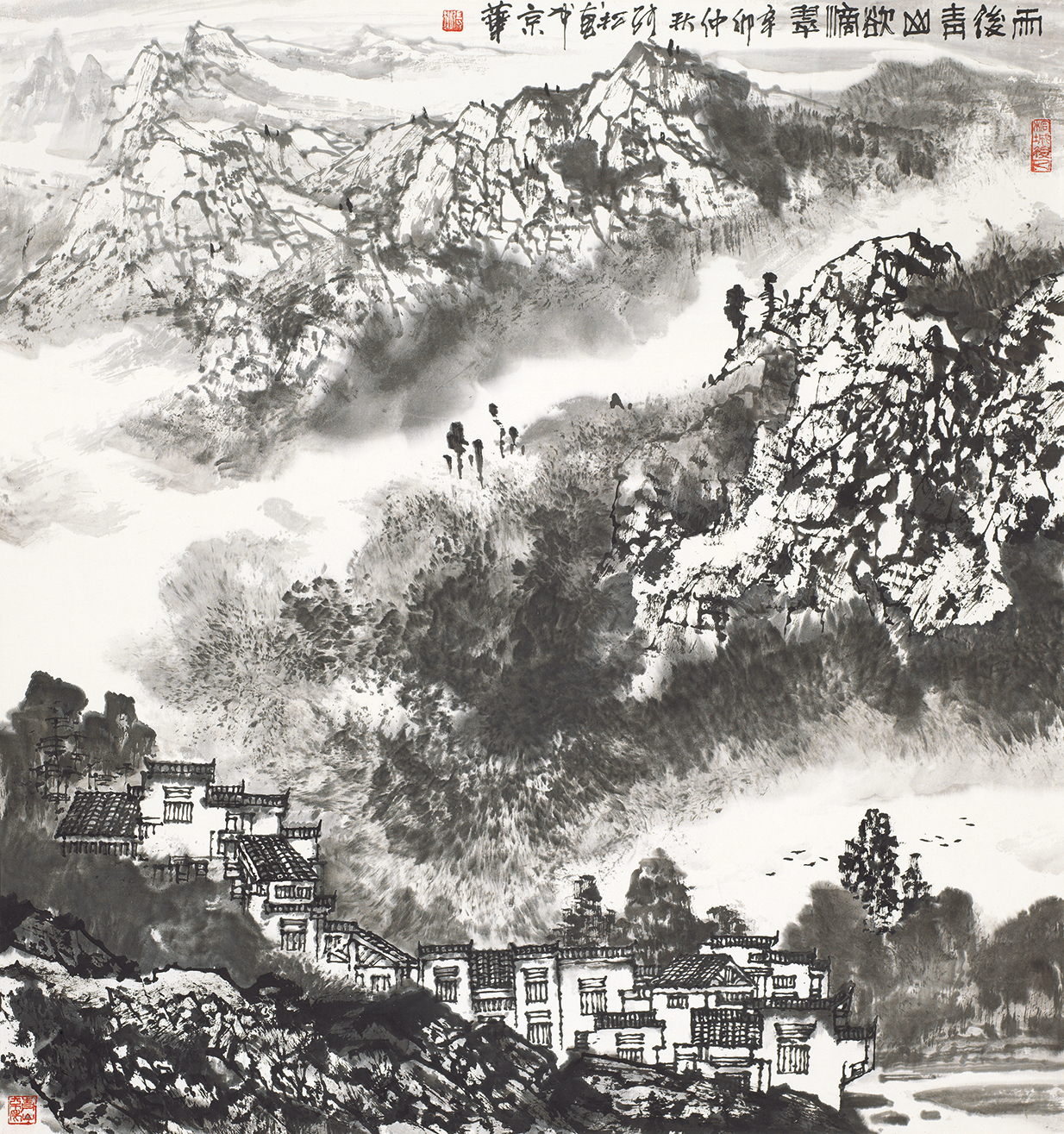雨后青山欲滴翠