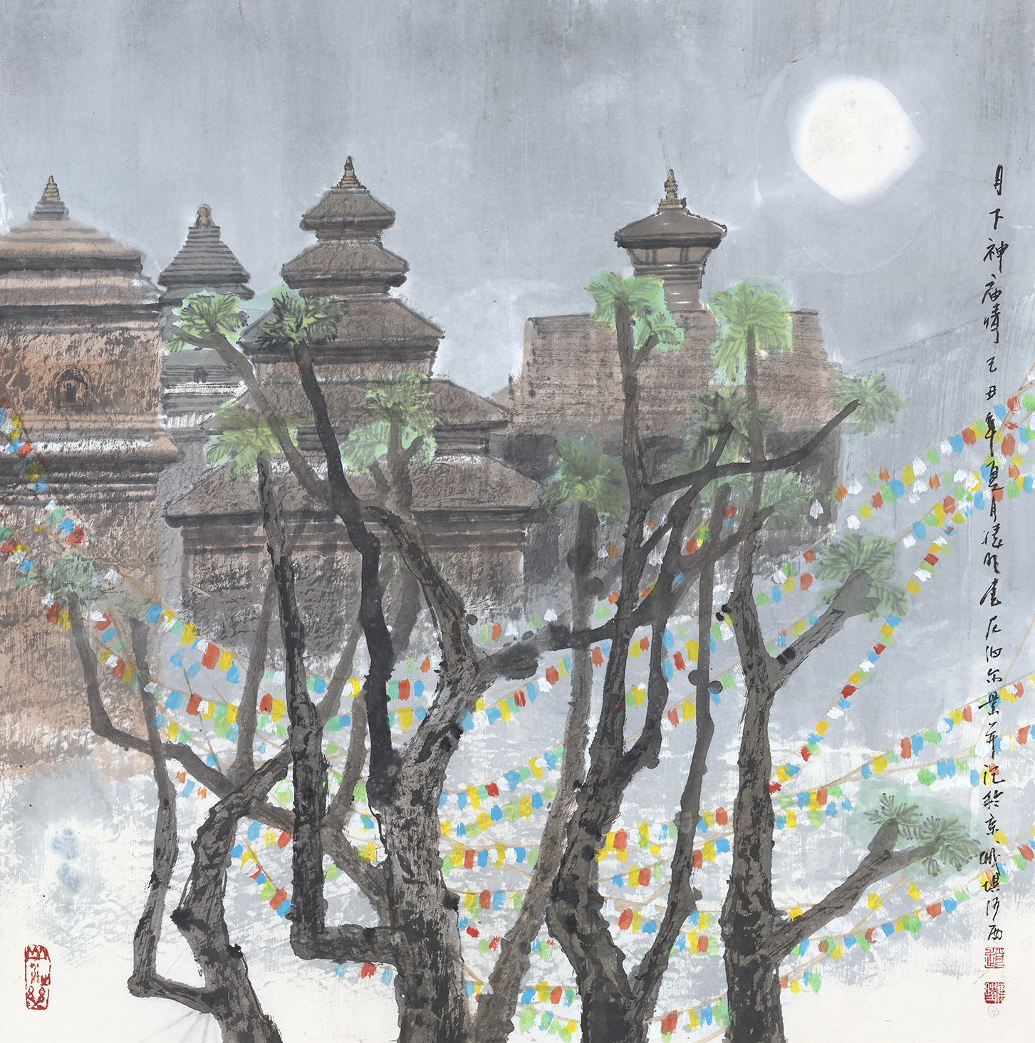 月下神庙情