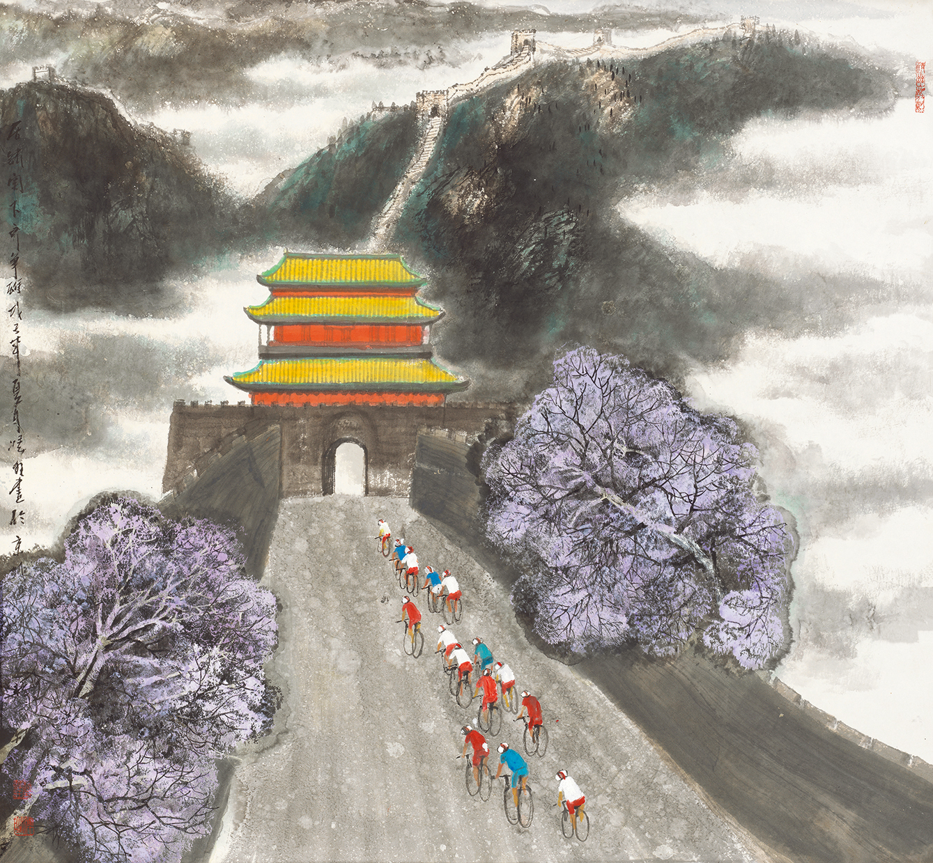 居庸关下齐争雄