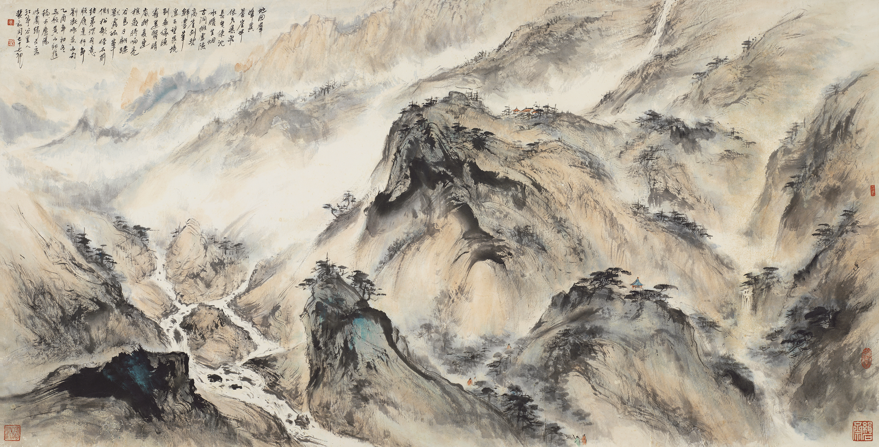 黄山记游图