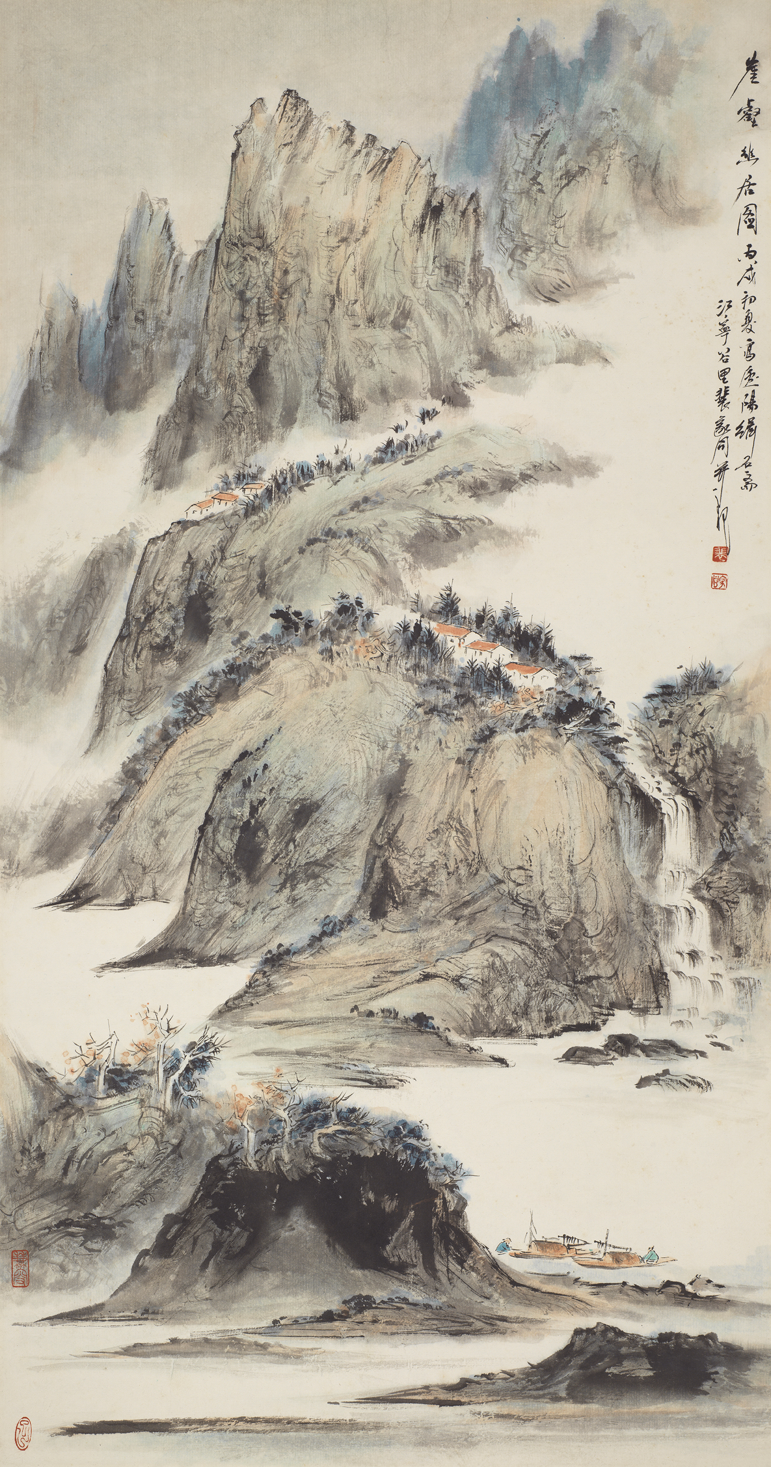 崖壑幽居图