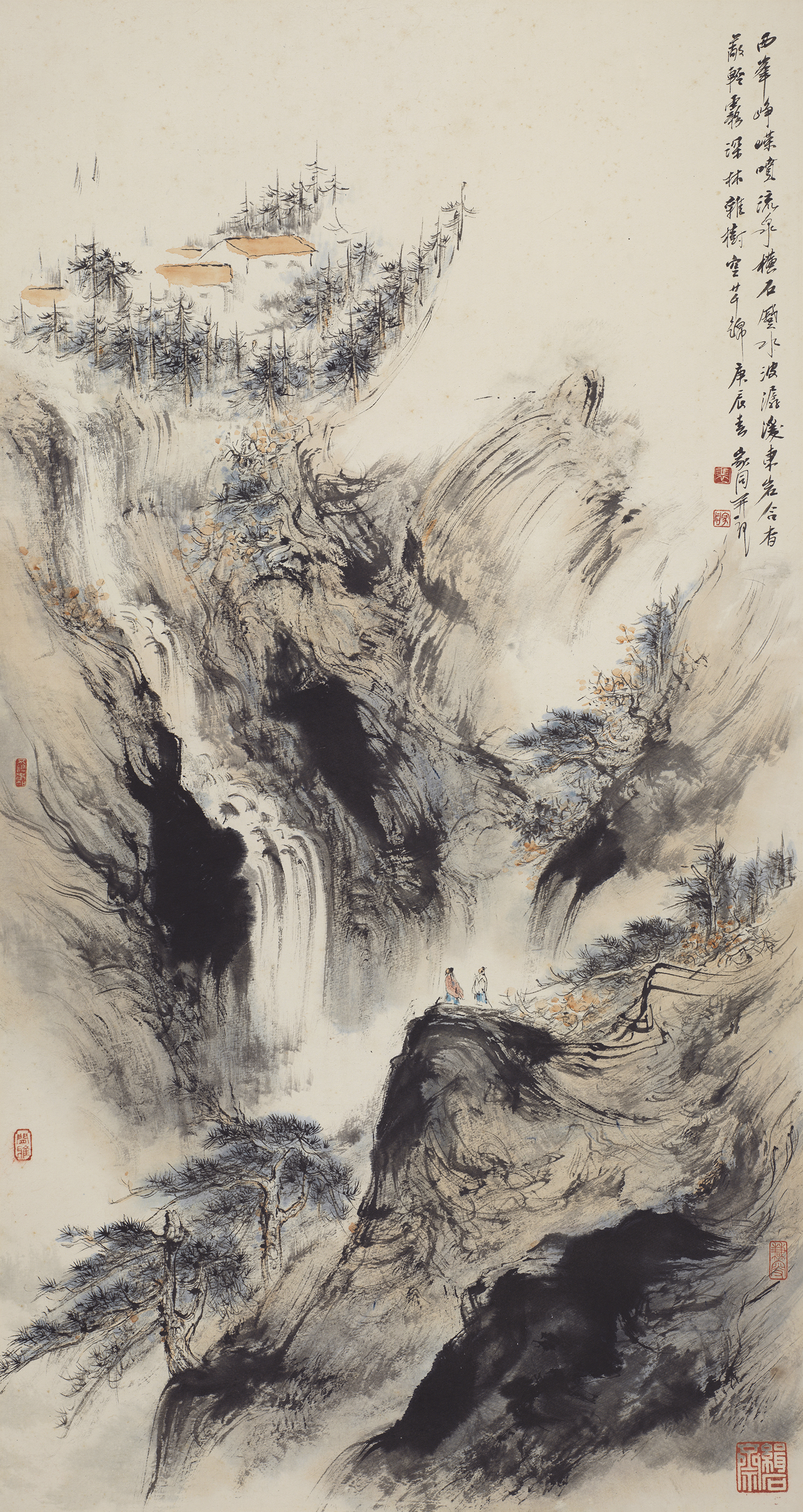 幽居观瀑