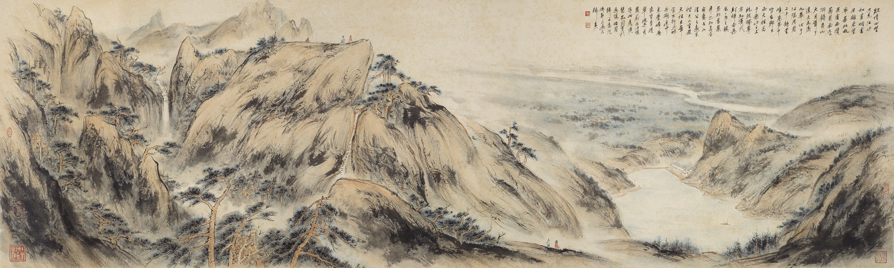 天柱山胜境图
