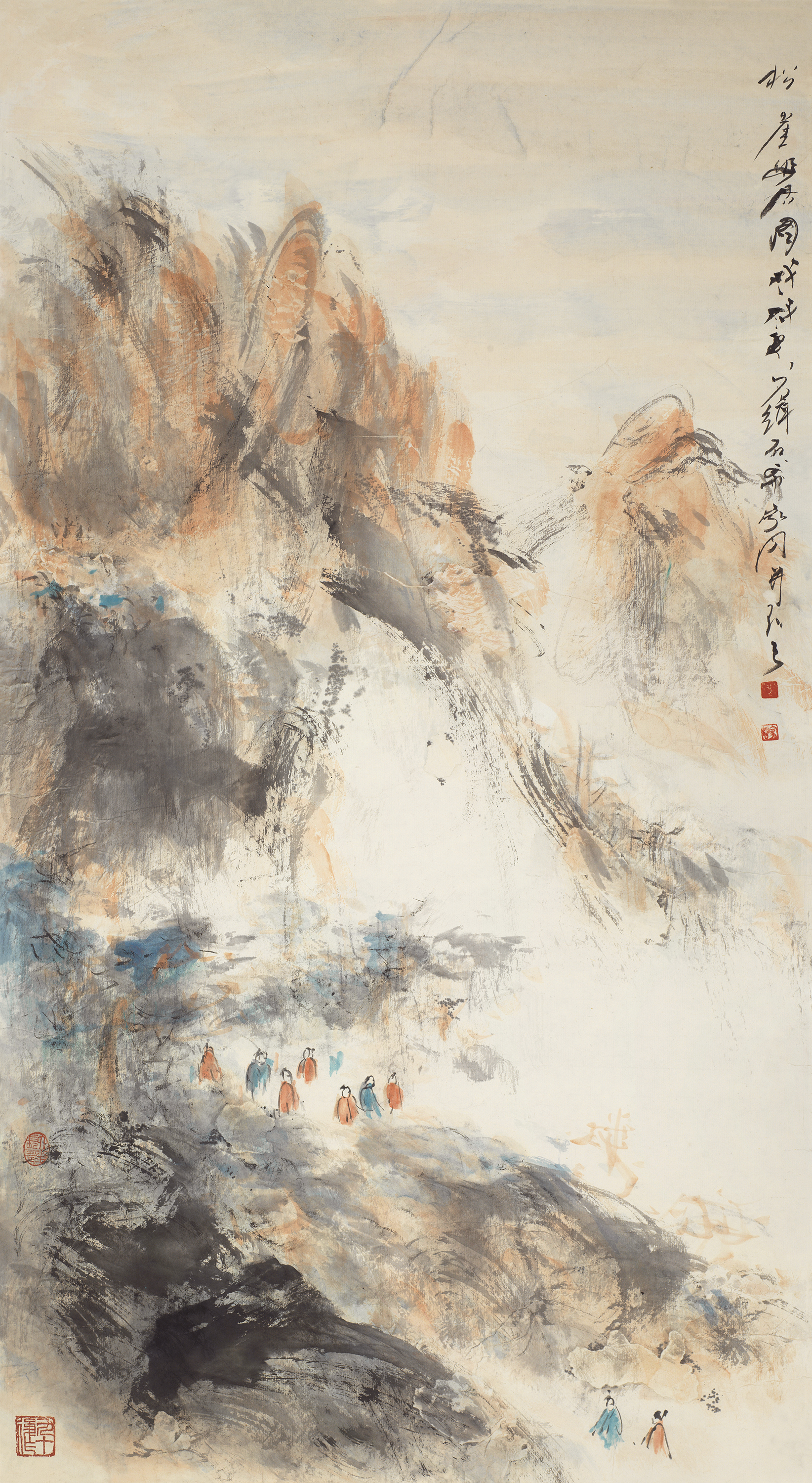 松崖幽居图