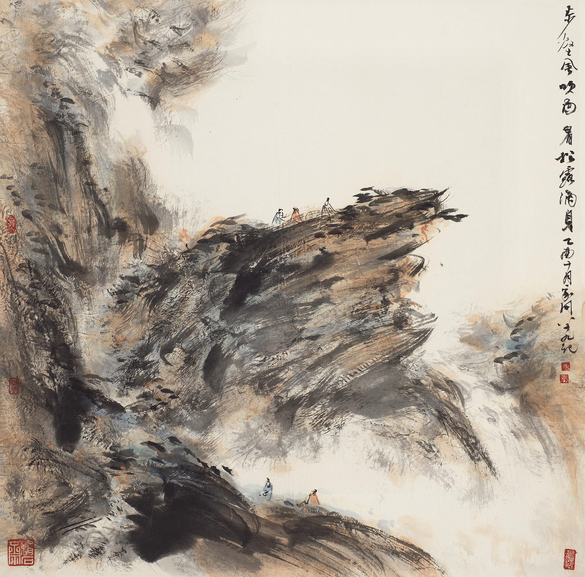 步壑风吹面