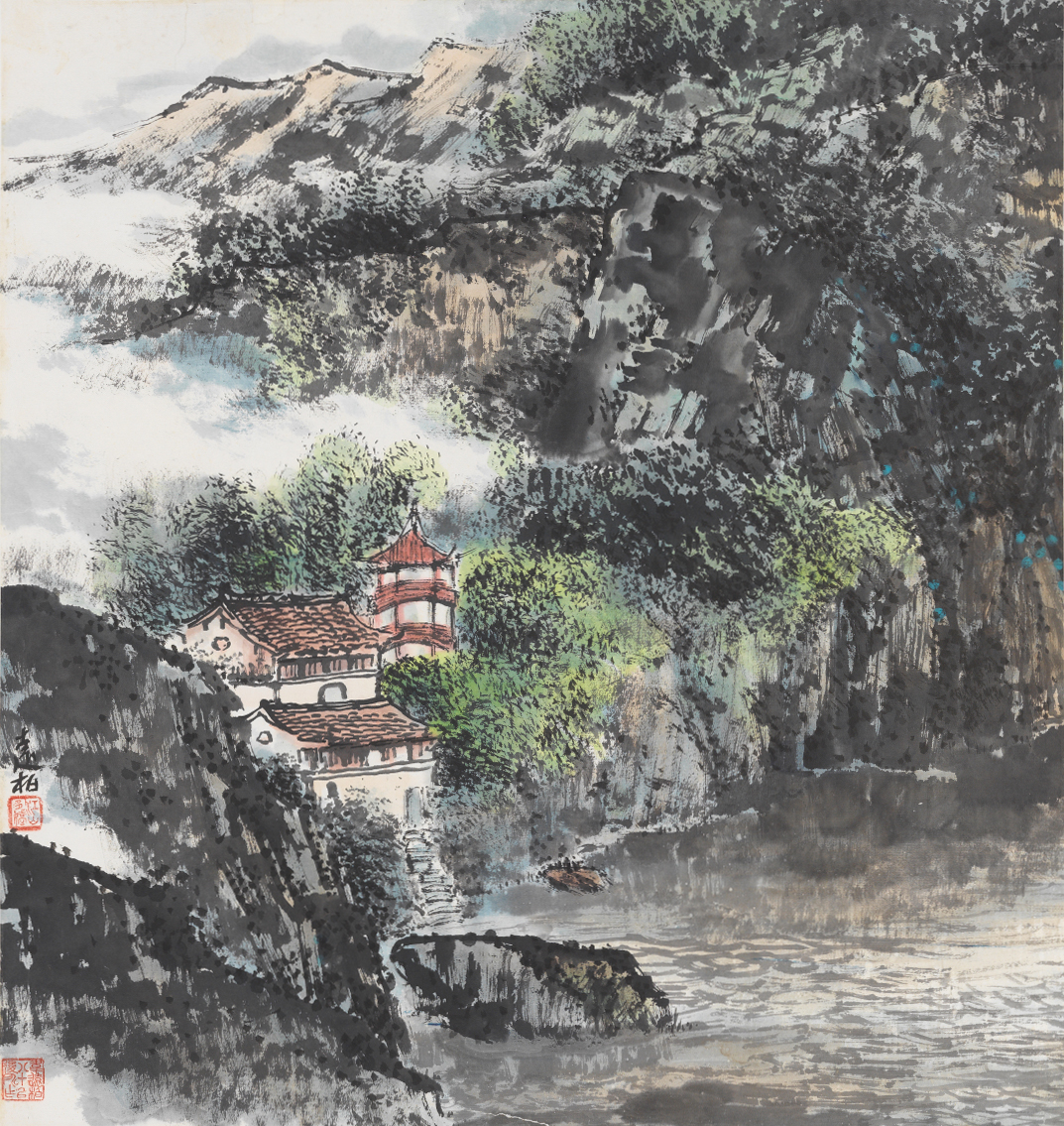 山水斗方