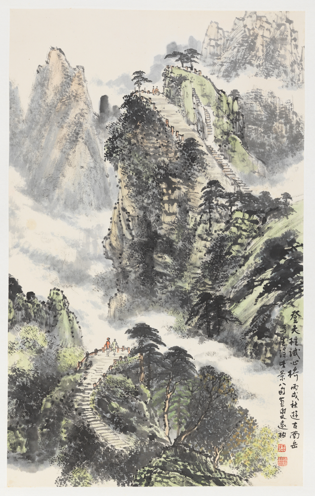 登天柱试心桥