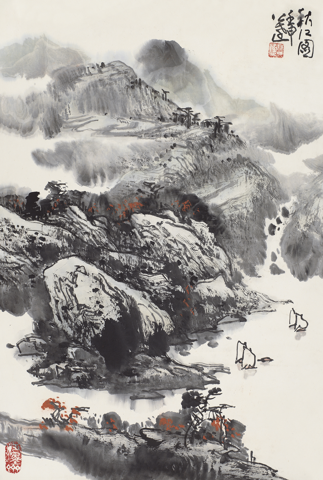 秋江图