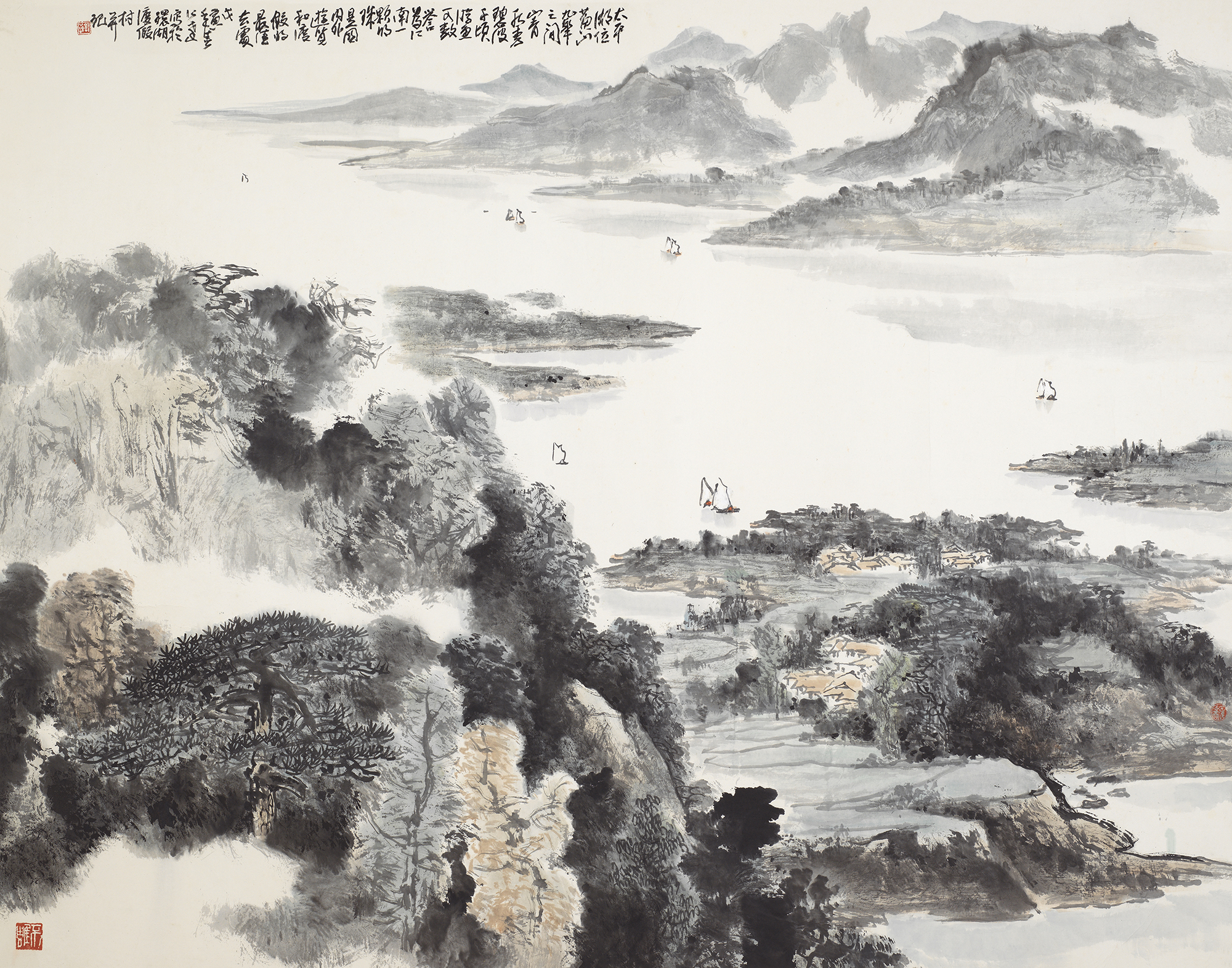 太平湖位于黄山九华山之间