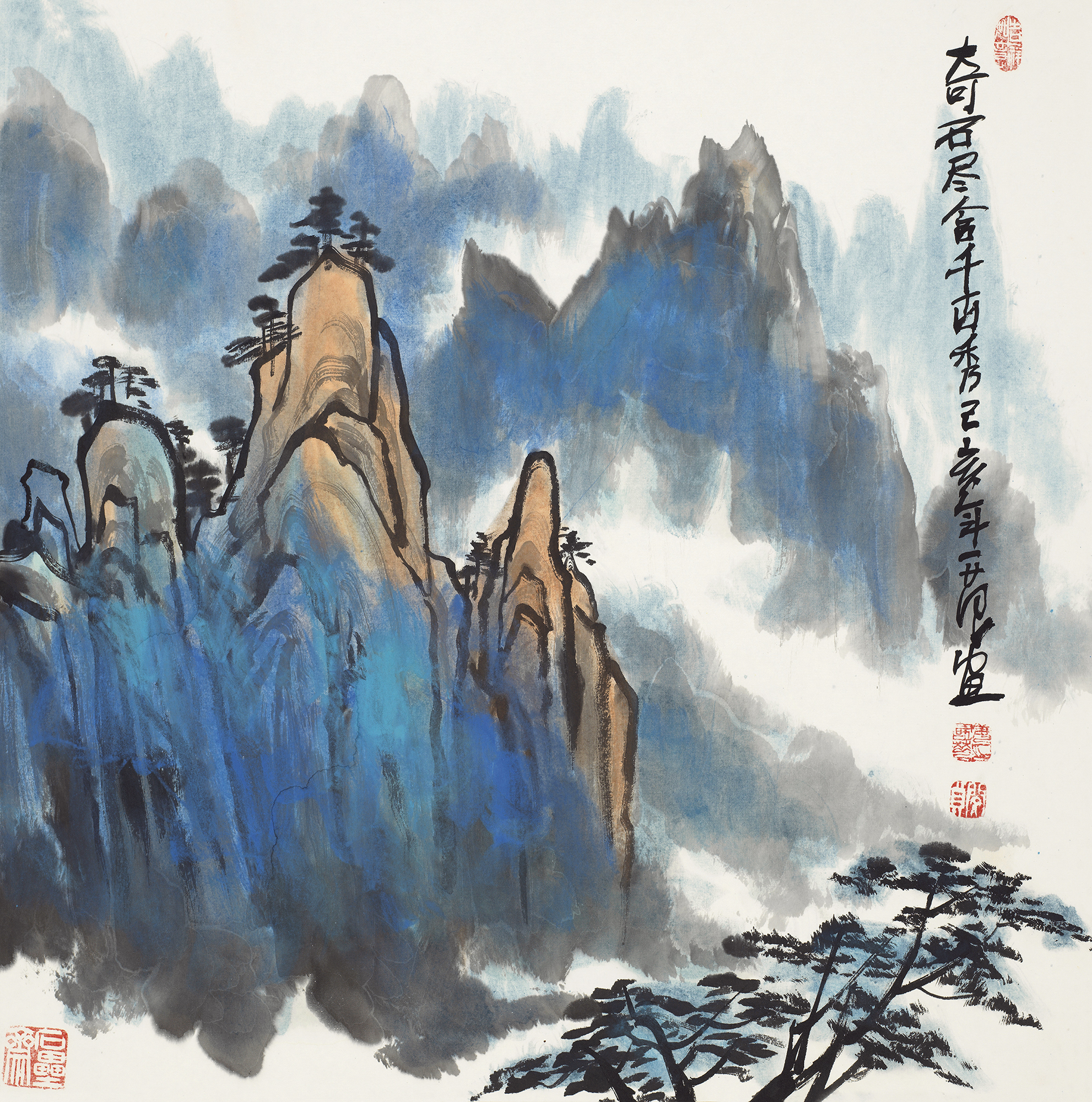 奇石尽含千古秀
