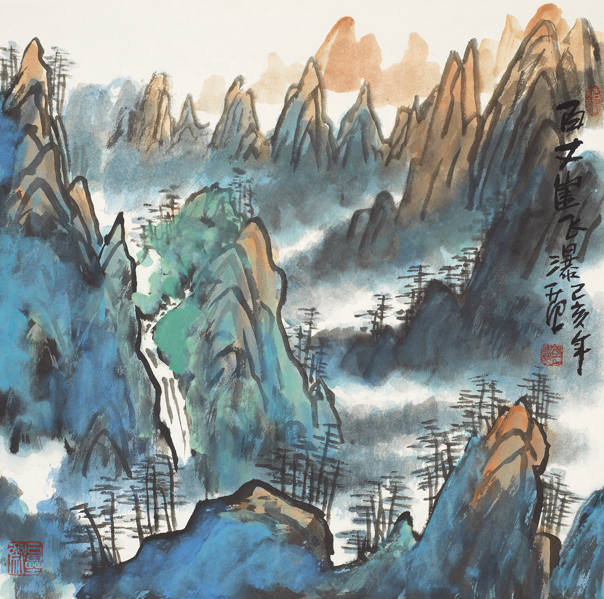 百丈崖飞瀑