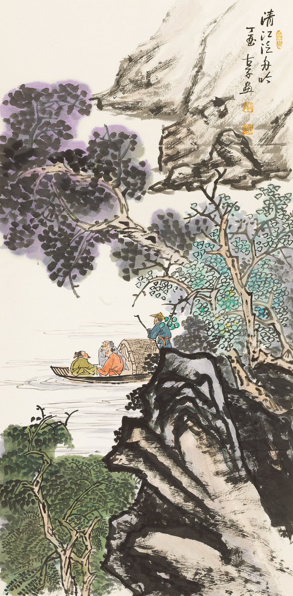 清江泛舟吟