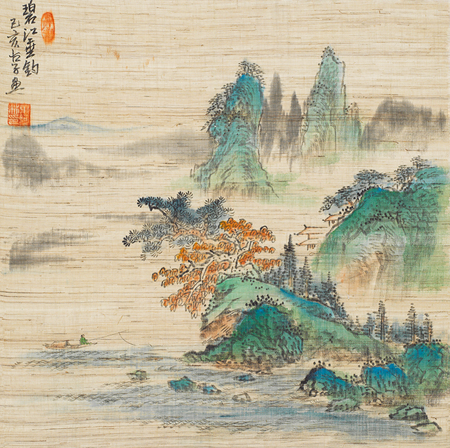 碧江垂钓