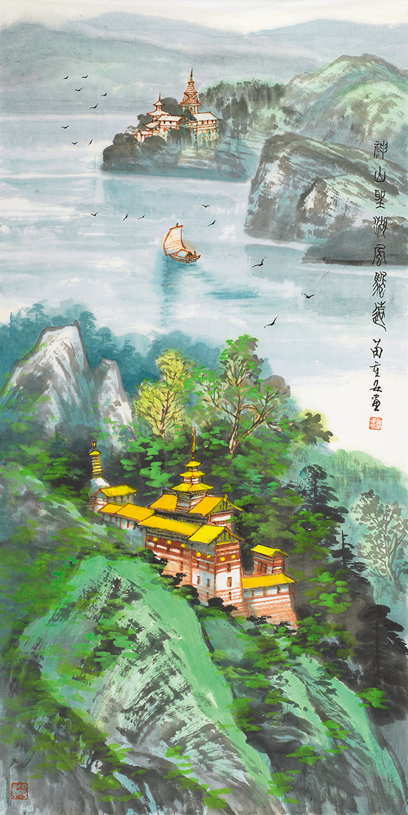 神山圣湖风听远