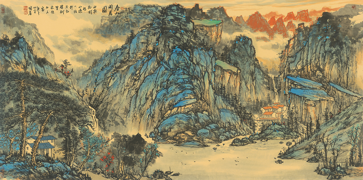 春山闲居图