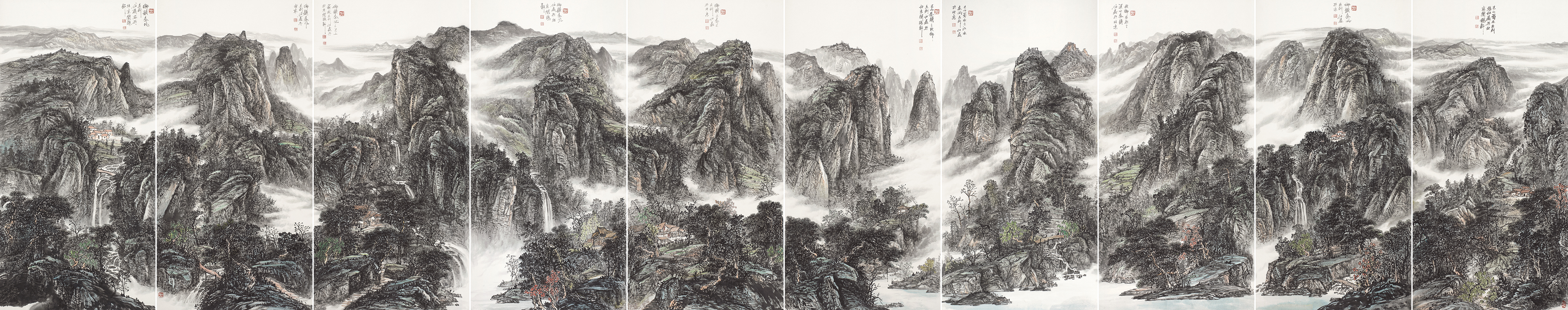 巴山蜀水图