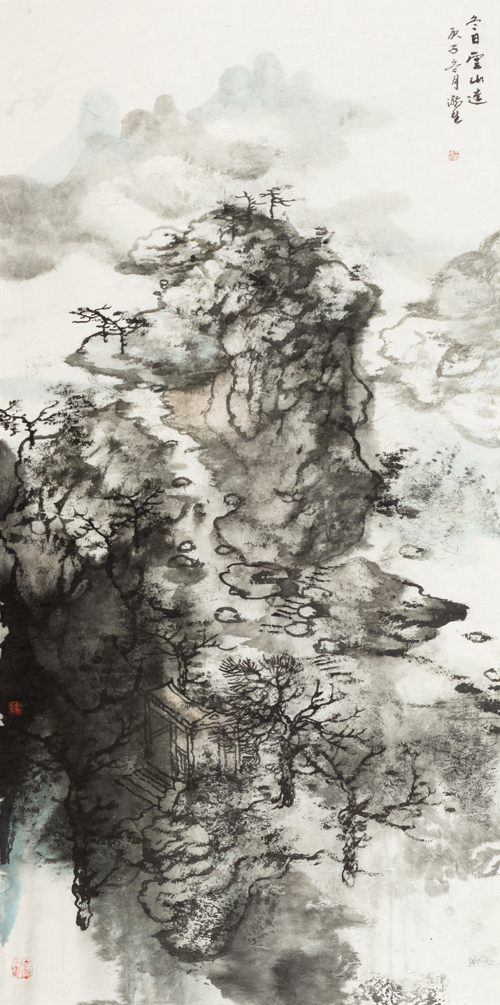 冬日云山远