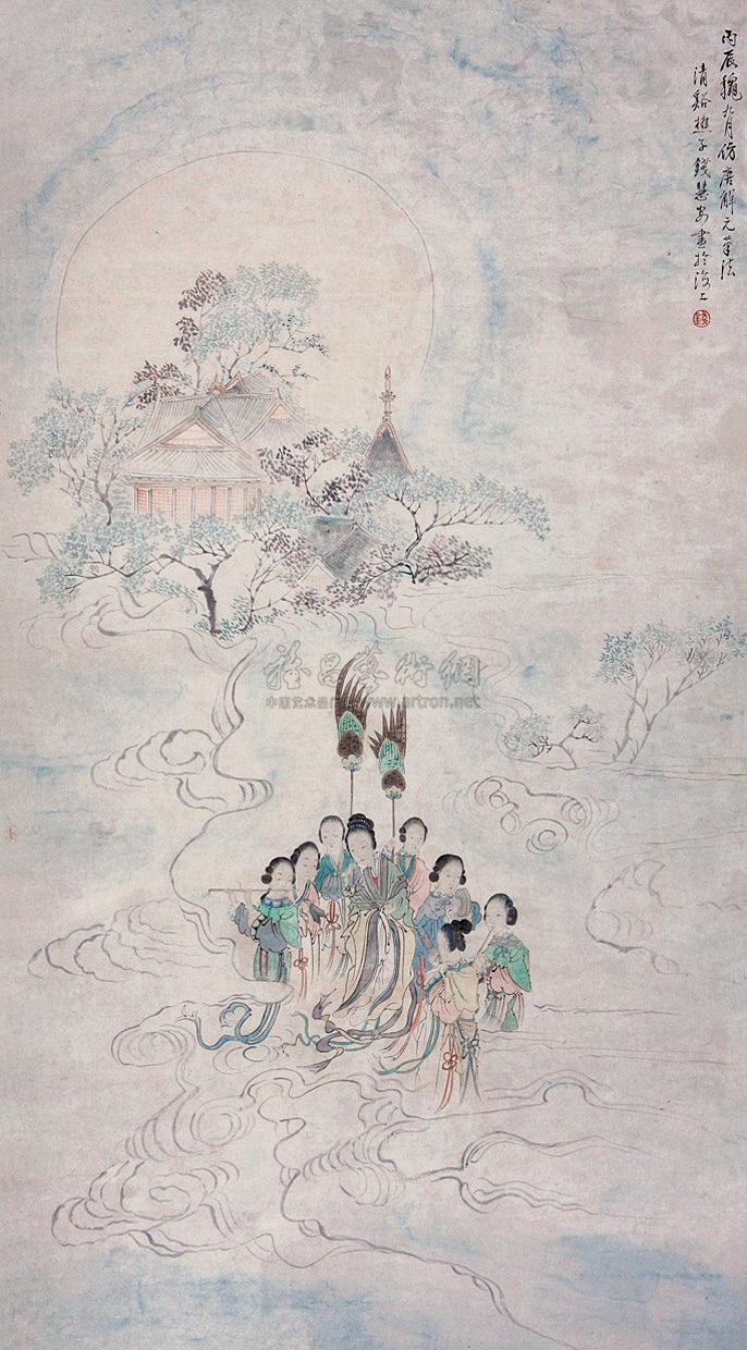 0206 王母贺寿 立轴 纸本