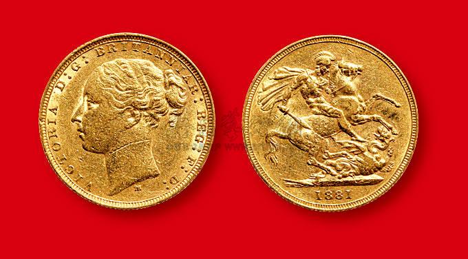 18041881年英国马剑金币