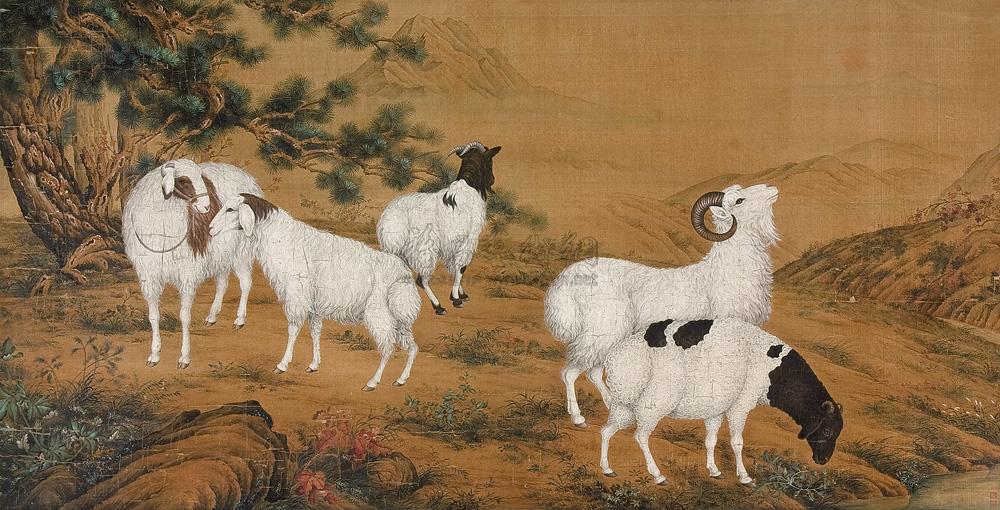 五羊开泰原图图片