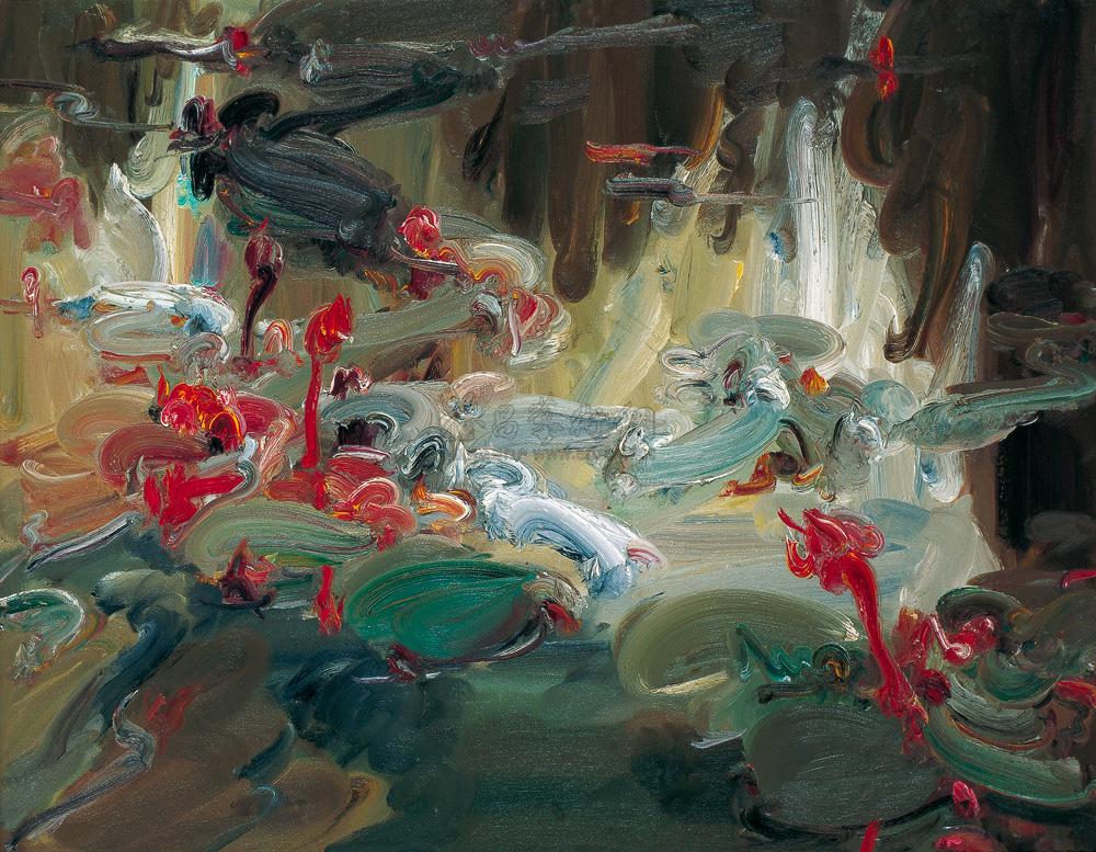 【2009年作 睡莲 布面 油画】拍卖品_图片_价格_鉴赏_油画_雅昌艺术品
