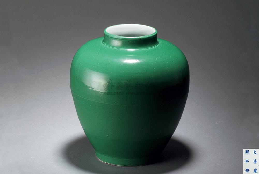 【清康熙 绿釉罐】拍卖品_图片_价格_鉴赏_清代单色釉瓷器_雅昌艺术品