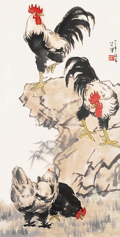 【鸡 立轴】拍卖品_图片_价格_鉴赏_绘画_雅昌艺术品拍卖网