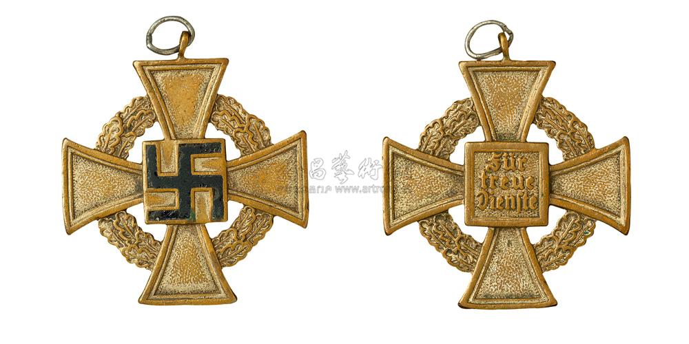 1410德国世界二战服役25年十字勋章