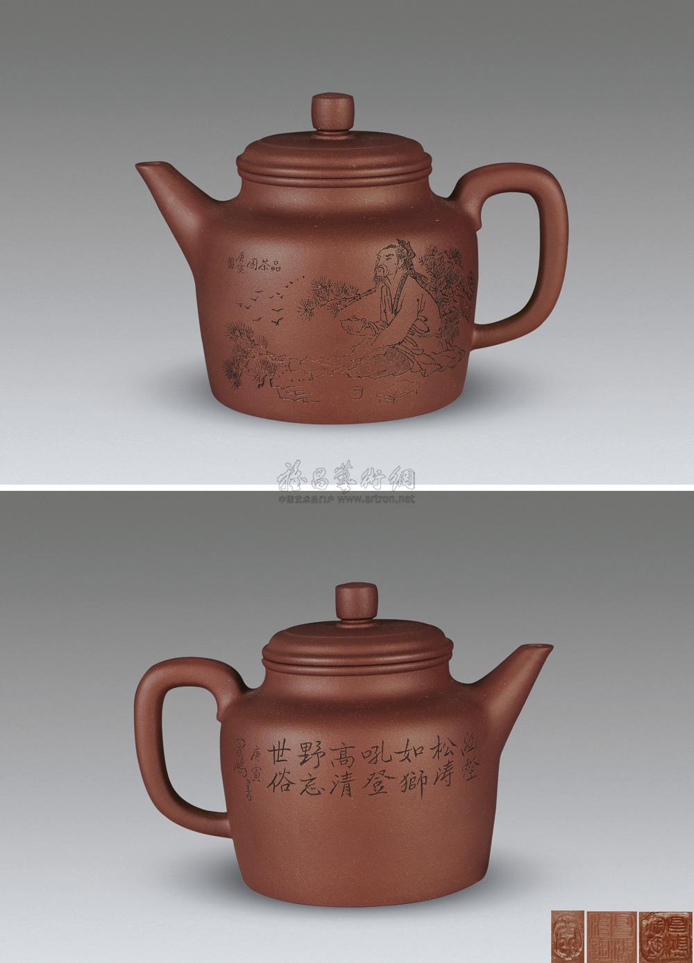 【李昌鸿 高掇钟壶】拍卖品_图片_价格_鉴赏_紫砂_雅昌艺术品拍卖网