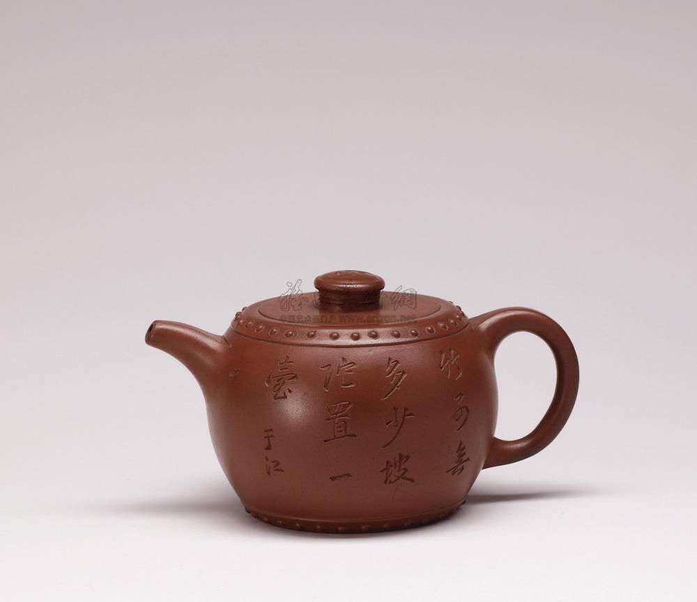 【清 邵景南款诗文鼓形壶】拍卖品_图片_价格_鉴赏_紫砂_雅昌艺术品