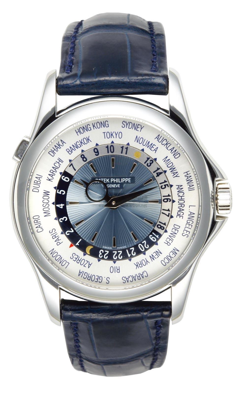 0858 patek philippe world time platinum 950