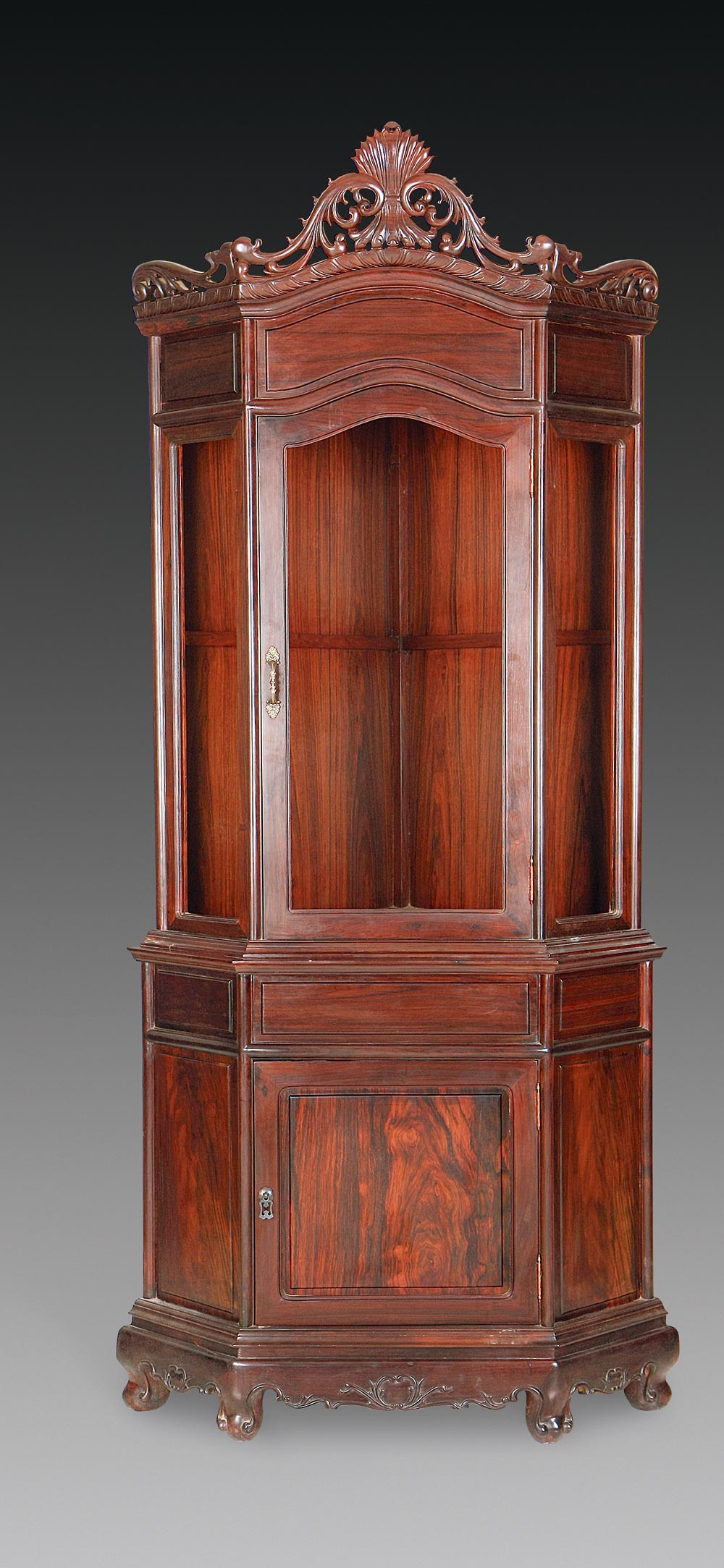 0716民国红木欧式角柜