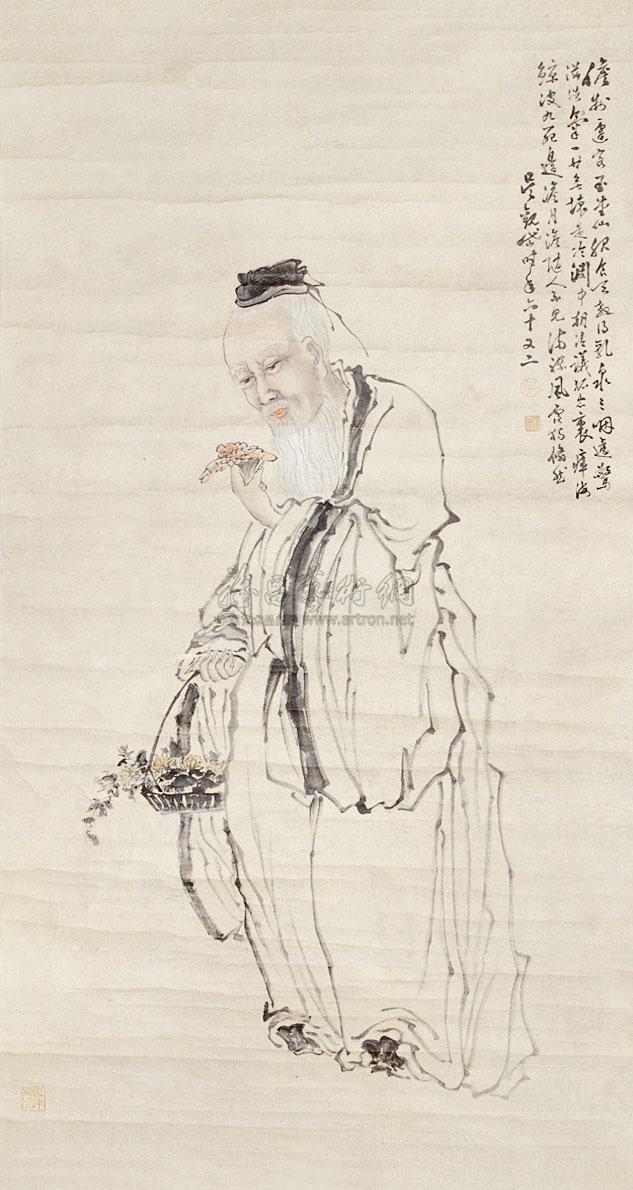 1698 人物 立轴