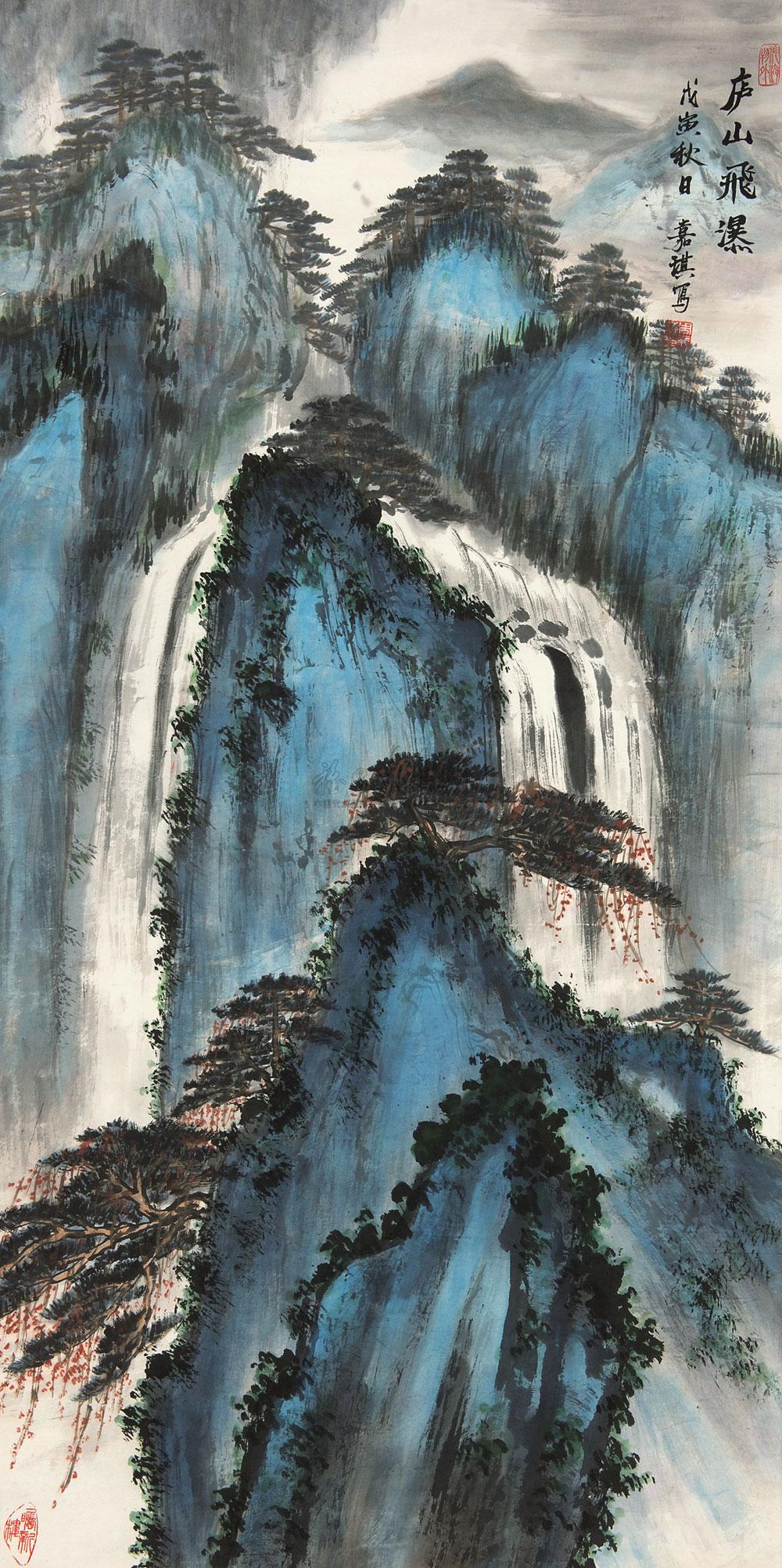庐山画家的作品价值图片