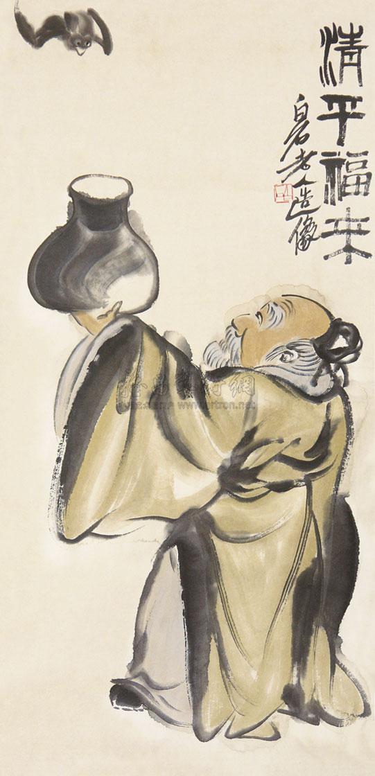 0955 清平福来 立轴